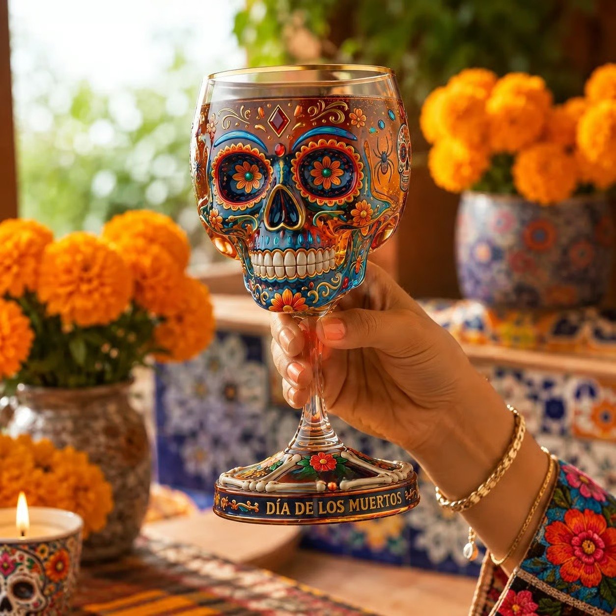 Halloween 50% OFF Collector Goblet – Limited Edition Art Glass