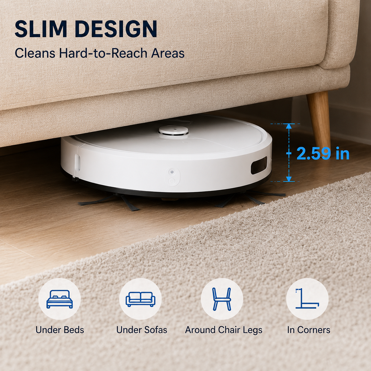 ⚠️ONLY 100PCS⚠️Robot Vacuum Cleaner Robot Vacuum
