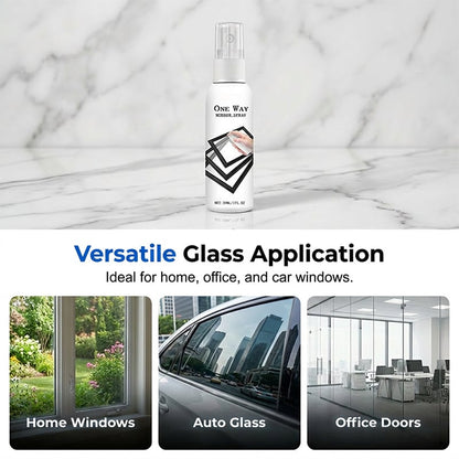 🪟 50% OFF Reflective Window Spray | One-Way Mirror Privacy Shield for Home & Car