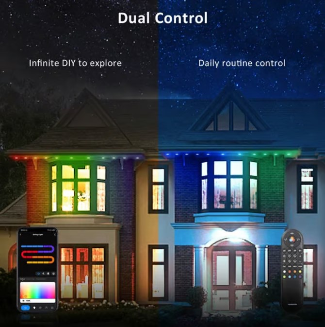 ⏰ Last Day Sale 🌈 Smart Rainbow Permanent Outdoor LED Lighting