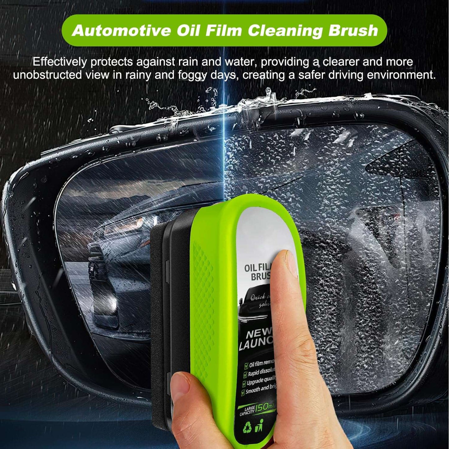 Father's Day Special 50%OFF: Glass Oil Film Cleaning Brush