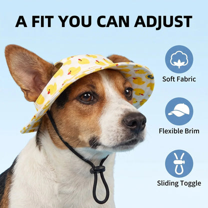 🔥🎉48K+ Sold🐶Pet cowboy fisherman hat