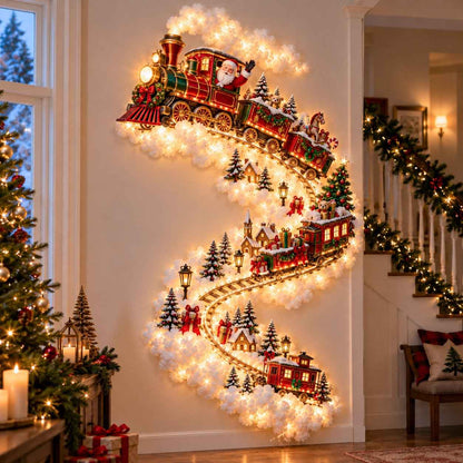 ✨Christmas Magic Trail Wall Light - Illuminated Vertical Holiday Wall Decor✨