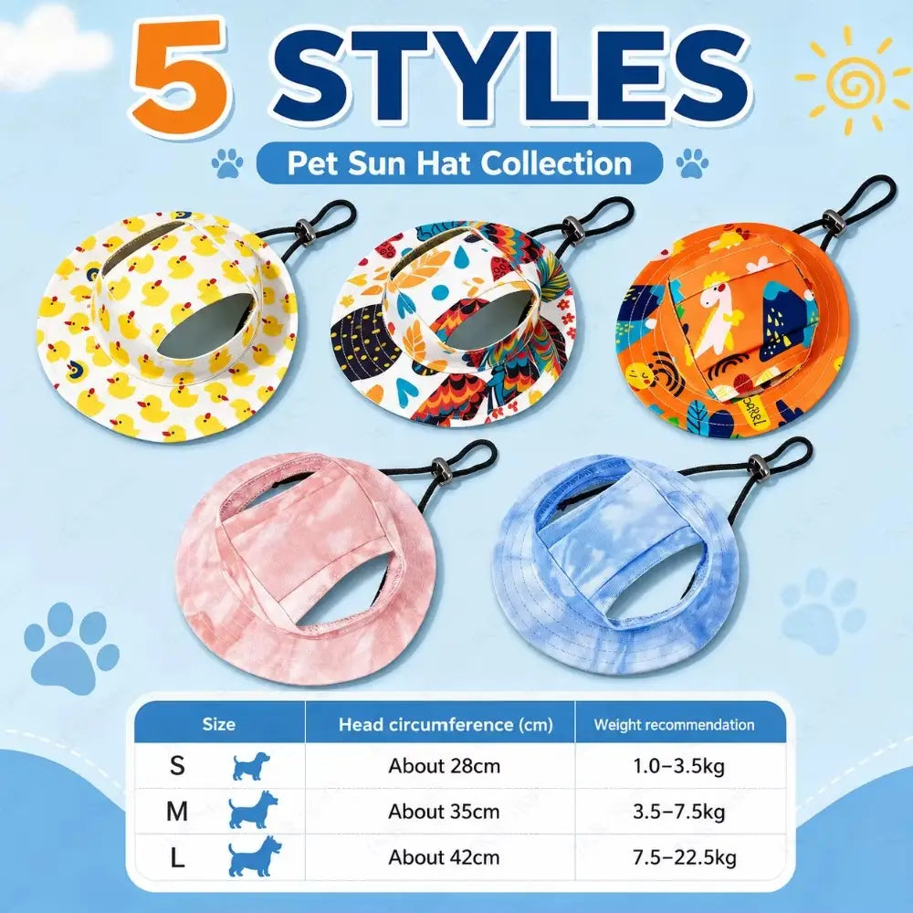 🔥🎉48K+ Sold🐶Pet cowboy fisherman hat