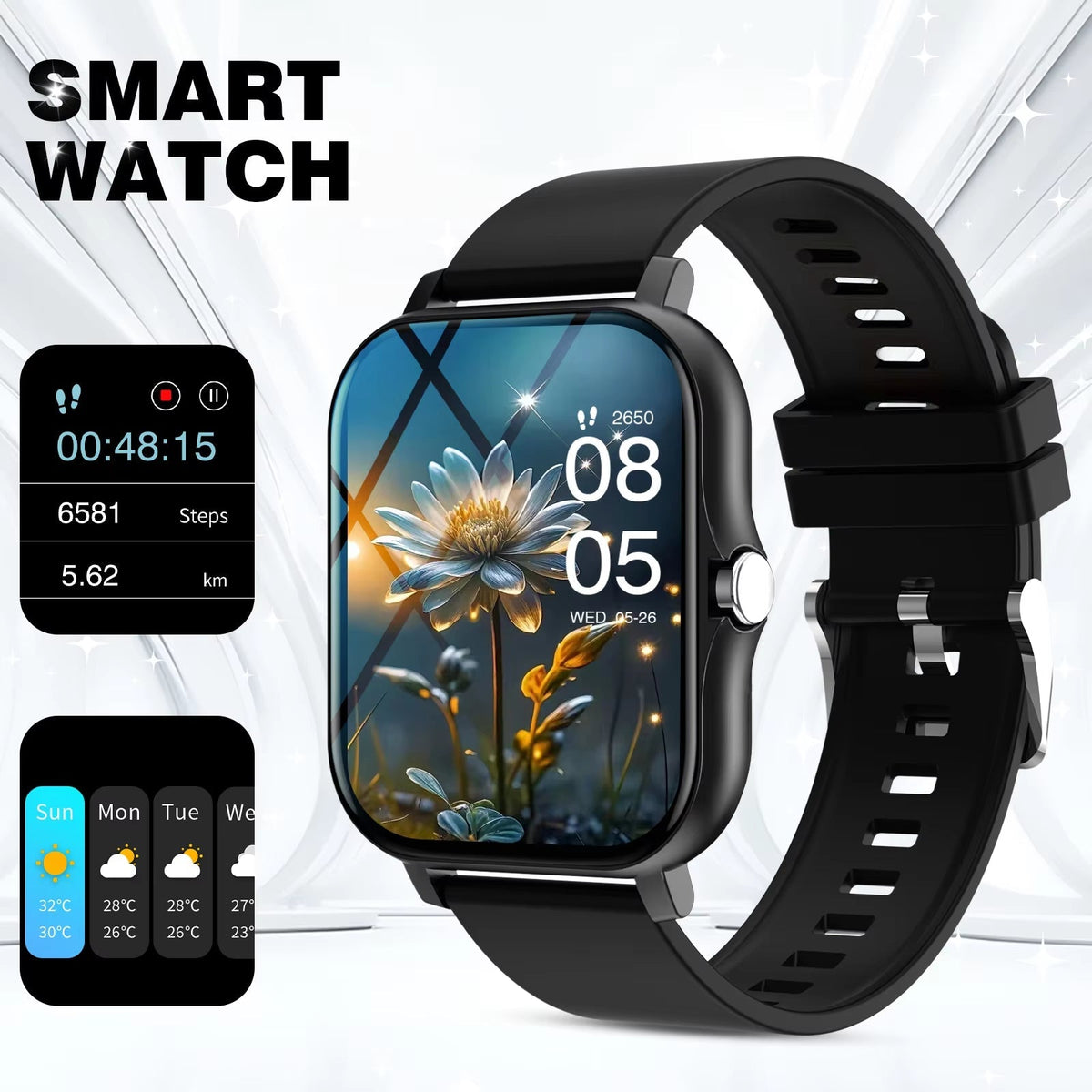 🔥⌚ 2026 Ultimate Smart Watch – Full Touch, All-Day Smart Features