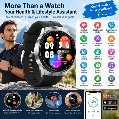 ❤️ Flagship Smartwatch for Health Protection, 24/7 Health Data Center🥰