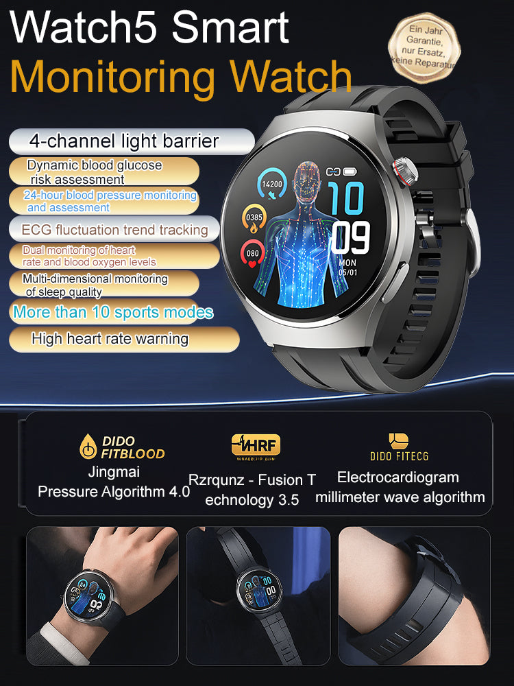 ❤️ Flagship Smartwatch for Health Protection, 24/7 Health Data Center