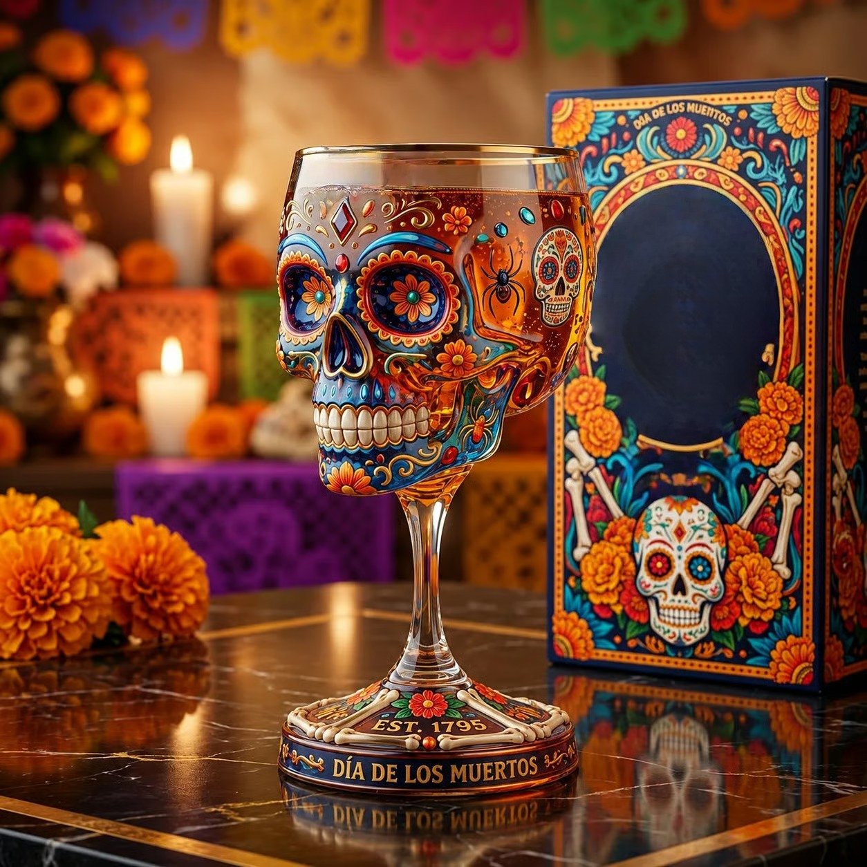 Halloween 50% OFF Collector Goblet – Limited Edition Art Glass