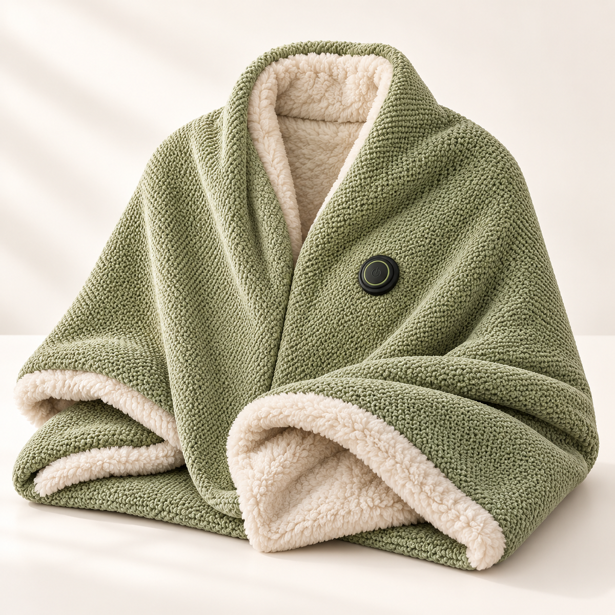 USB Heated Wearable Blanket – 3 Heat Settings & Soft Double-Sided Comfort