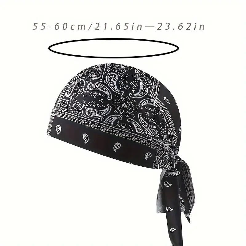 🔥Hot Sale 5 PCS⚡️Paisley Cooling Headscarf Cap