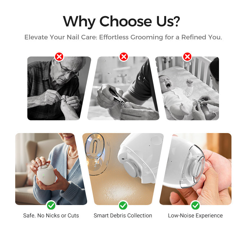 🏆Flash Sale⚡50K+ SOLD! Universal Automatic Fingernail Grinder for Adults and Children