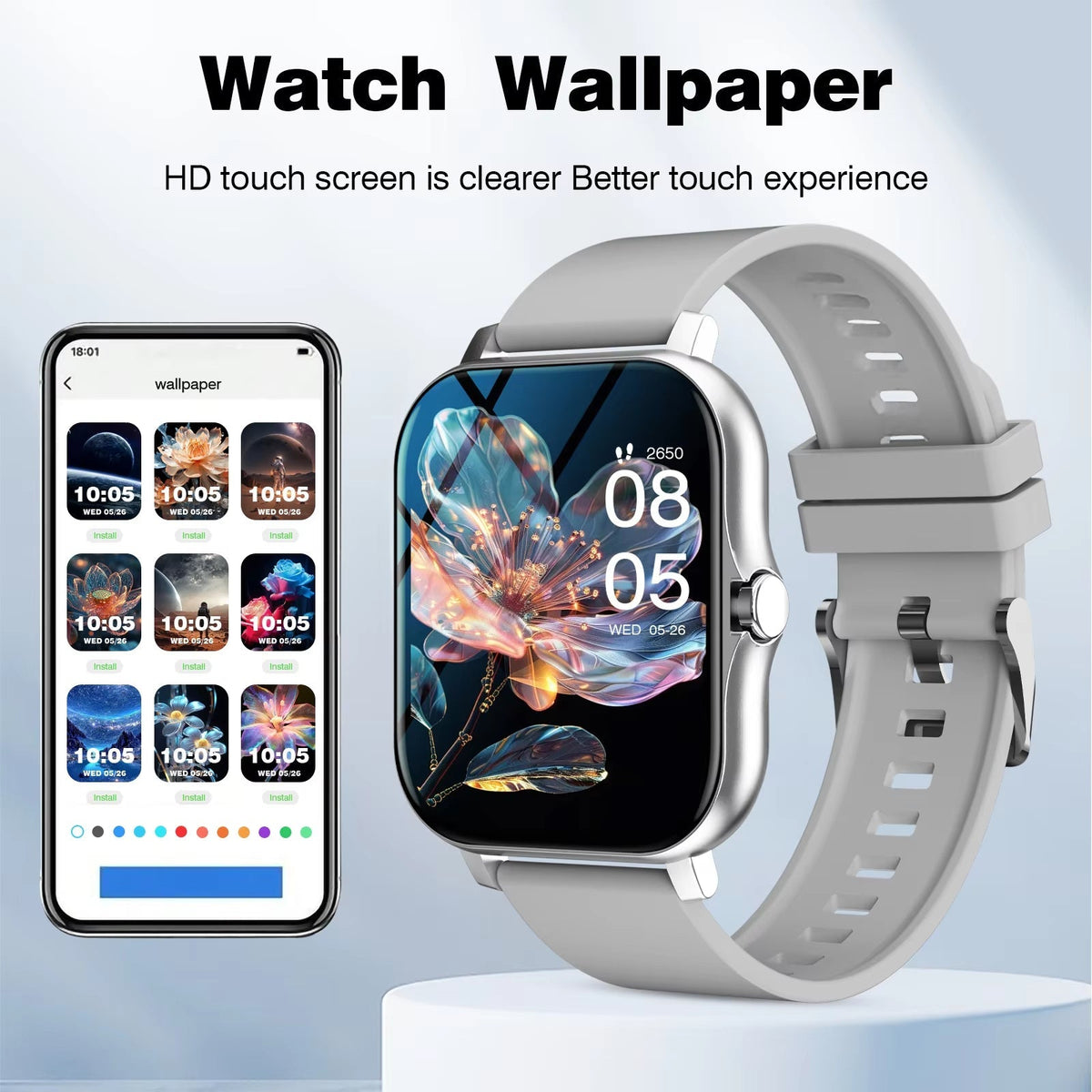 🔥⌚ 2026 Ultimate Smart Watch – Full Touch, All-Day Smart Features
