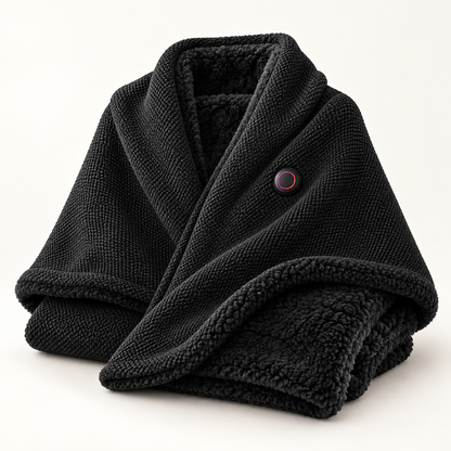 USB Heated Wearable Blanket – 3 Heat Settings & Soft Double-Sided Comfort