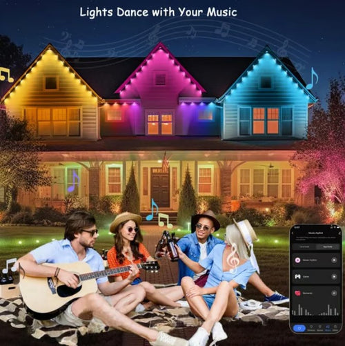 ⏰ Last Day Sale 🌈 Smart Rainbow Permanent Outdoor LED Lighting