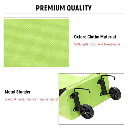 ❄️50% Off!🛒2-in-1 Foldable Shopping Trolley – Sturdy Shopping Bag on Wheels for Supermarket, Market & Travel