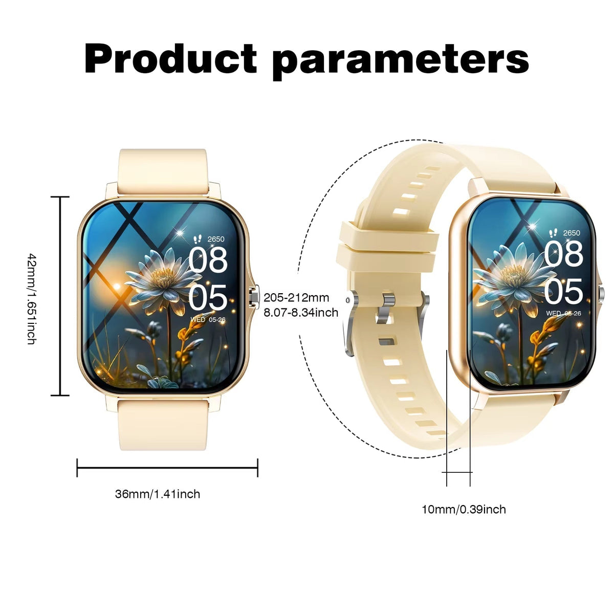 🔥⌚ 2026 Ultimate Smart Watch – Full Touch, All-Day Smart Features