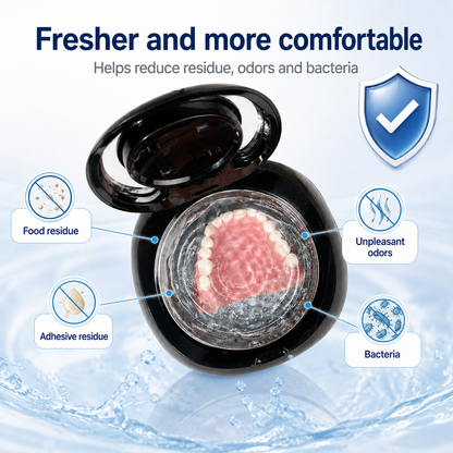 ❄️Summer Sale: 50% Off!🦷Ultrasonic UV-C Cleaner—Fresh and Clean Dentures in Just 5 Minutes