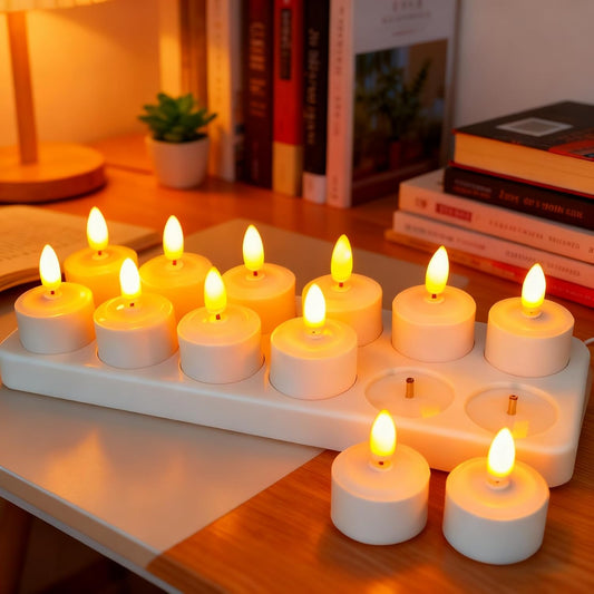 12pcs LED Candle Set, Long Battery Life LED Candles for Weddings, Parties, Hotels, and Decorations