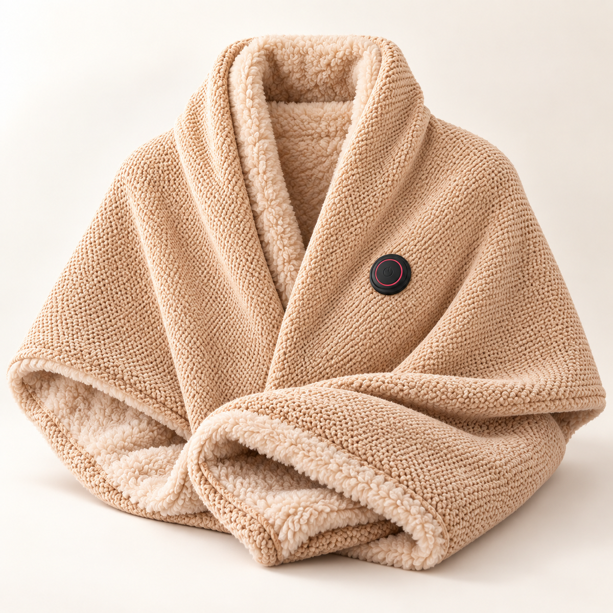 USB Heated Wearable Blanket – 3 Heat Settings & Soft Double-Sided Comfort