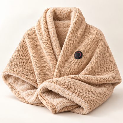 USB Heated Wearable Blanket – 3 Heat Settings & Soft Double-Sided Comfort