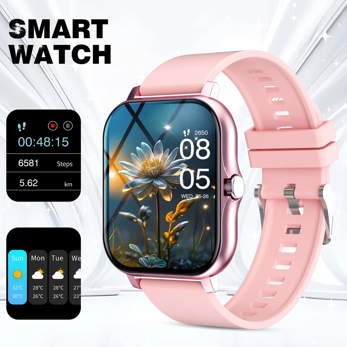 🔥⌚ 2026 Ultimate Smart Watch – Full Touch, All-Day Smart Features