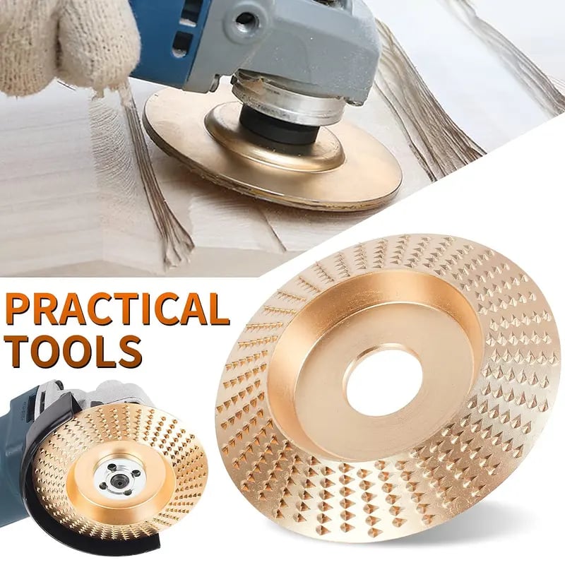 3PCS Wood Carving Disc Set, 4 Inch Wood Cutting Discs for Angle Grinder