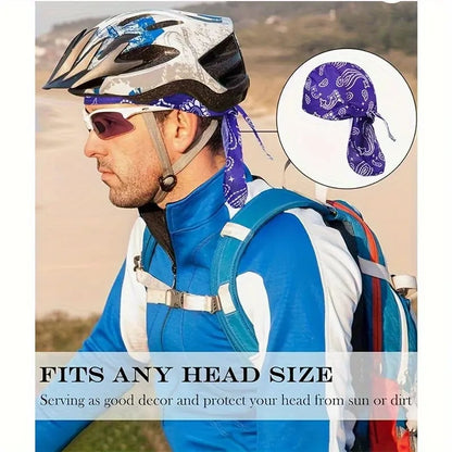 🔥Hot Sale 5 PCS⚡️Paisley Cooling Headscarf Cap