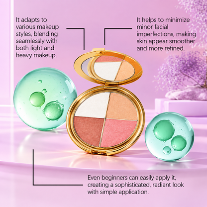 ✨ 4-in-1 Face Glow Palette – One Palette, Endless Looks