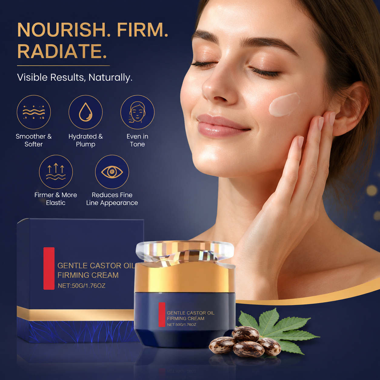 ✨ Multi-Peptide Firming Anti-Wrinkle Face Cream — 🧴 Powered by Multi-Peptides & Advanced Moisturizing Ingredients | Helps Reduce the Appearance of Wrinkles & Improve Skin Firmness -QO