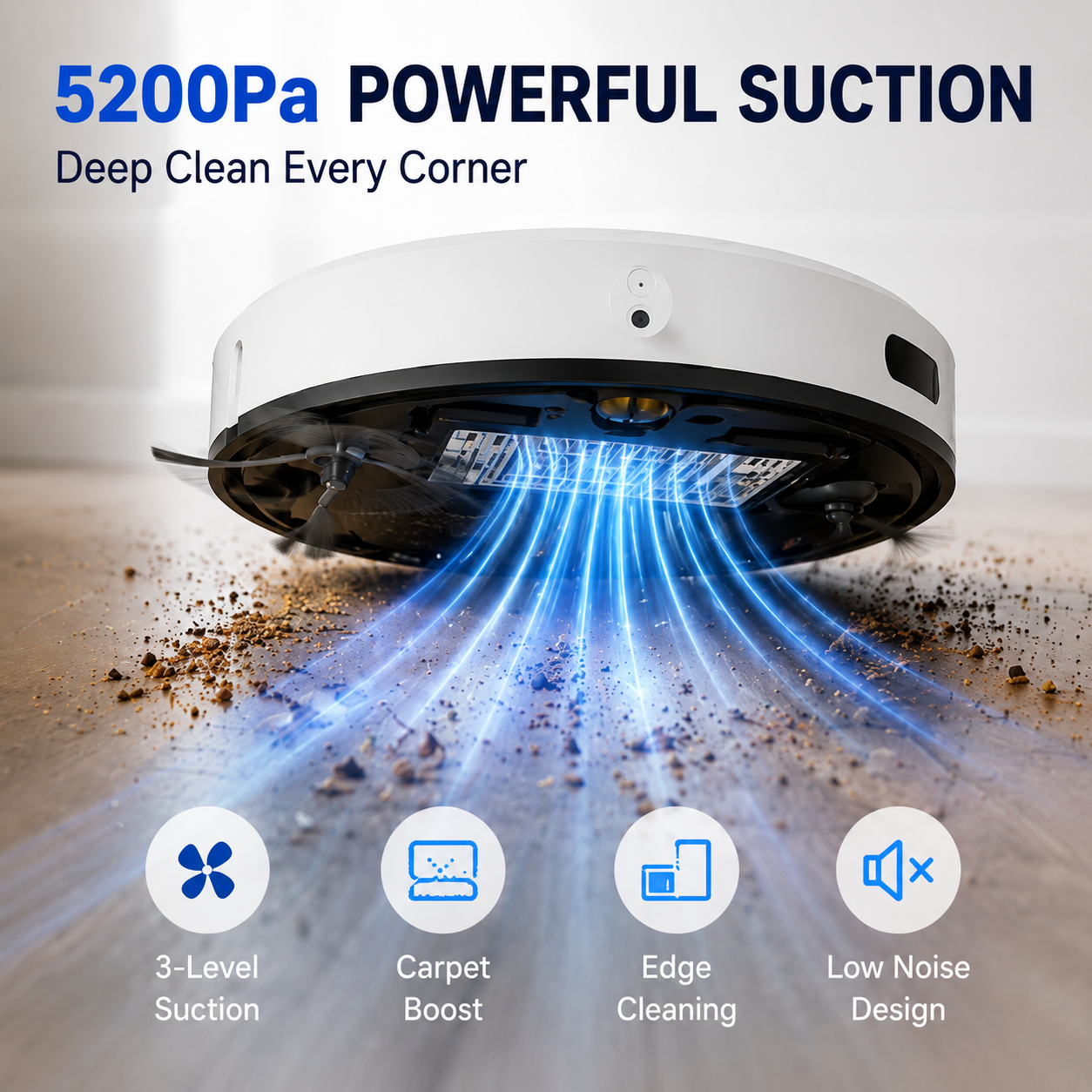 ⚠️ONLY 100PCS⚠️Robot Vacuum Cleaner Robot Vacuum