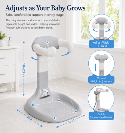 Free Shipping✈️Baby Standing Bath Support Rack