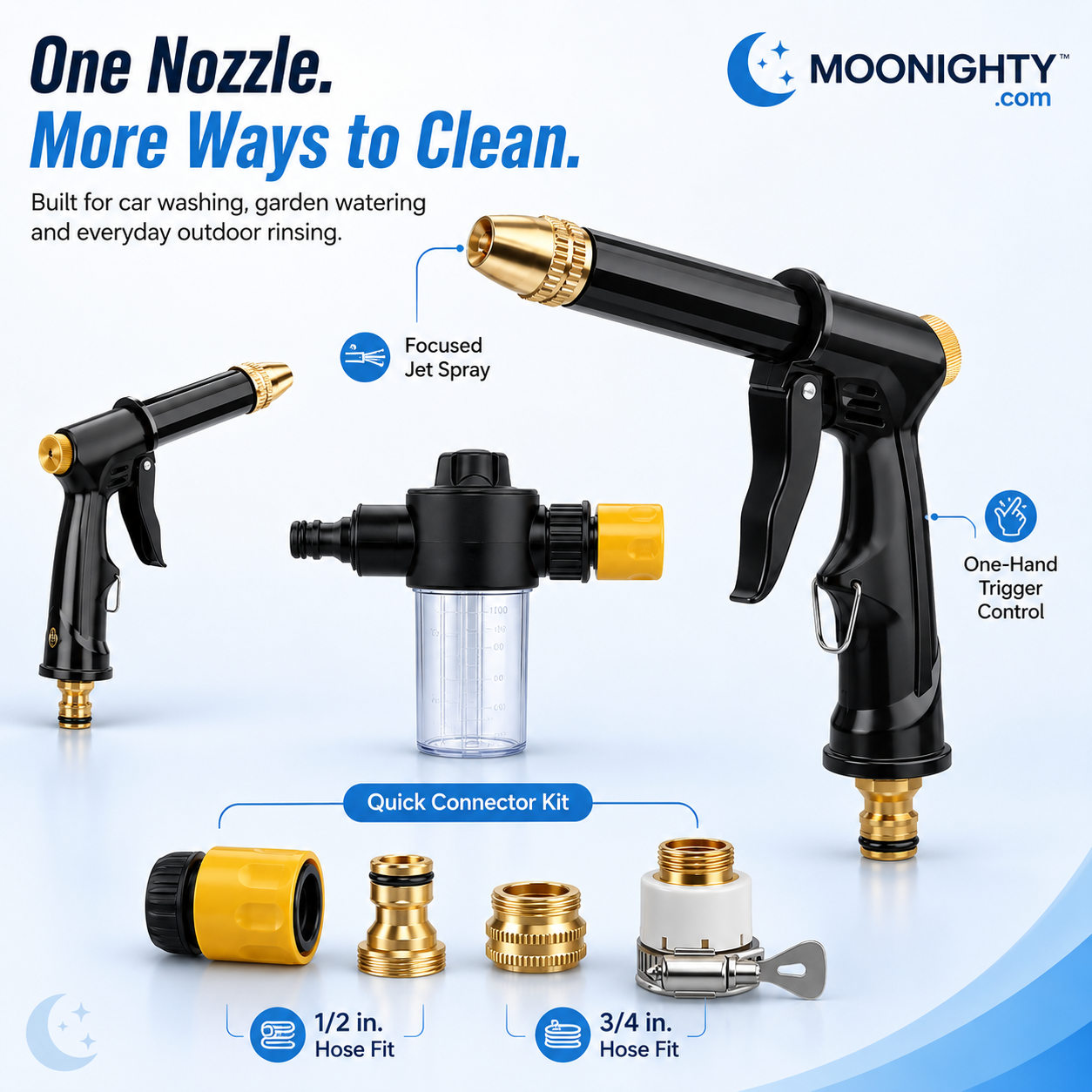 🏆High-Pressure Washer Spray Nozzle Set