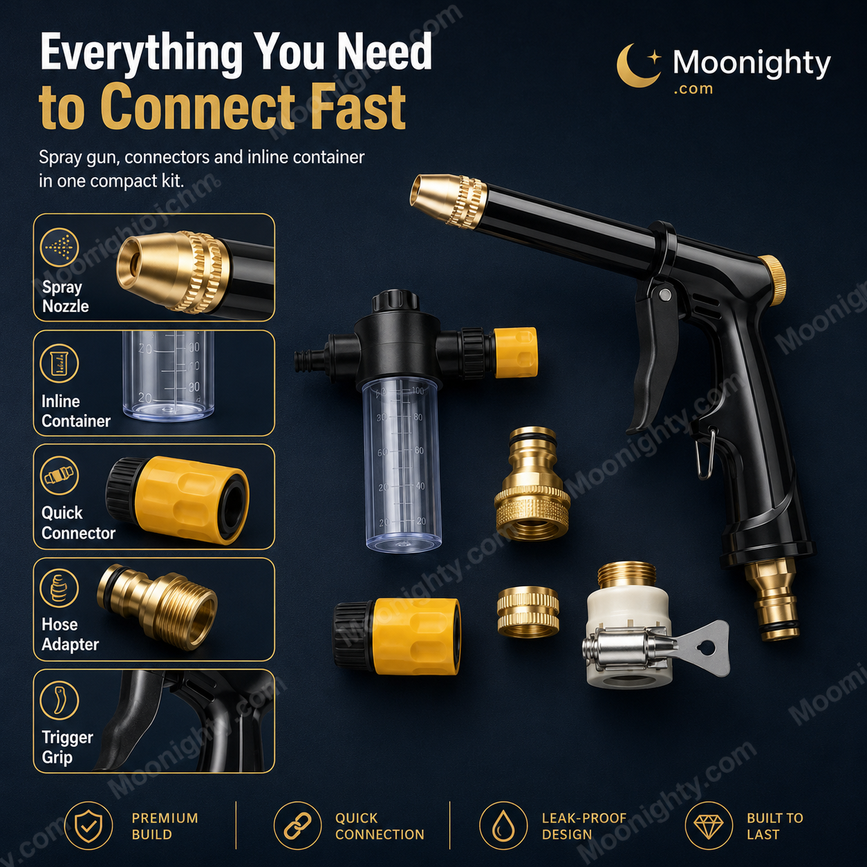 🏆High-Pressure Washer Spray Nozzle Set