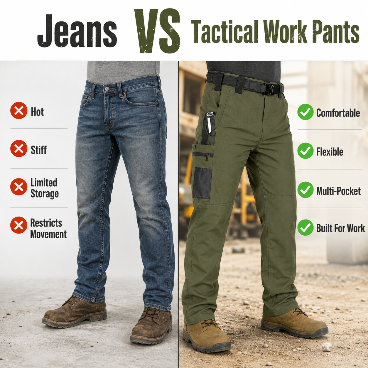 🔥 85,000+ Sold | Men’s FR Tactical Work Pants – Flame-Resistant, Tougher Than Jeans 💪