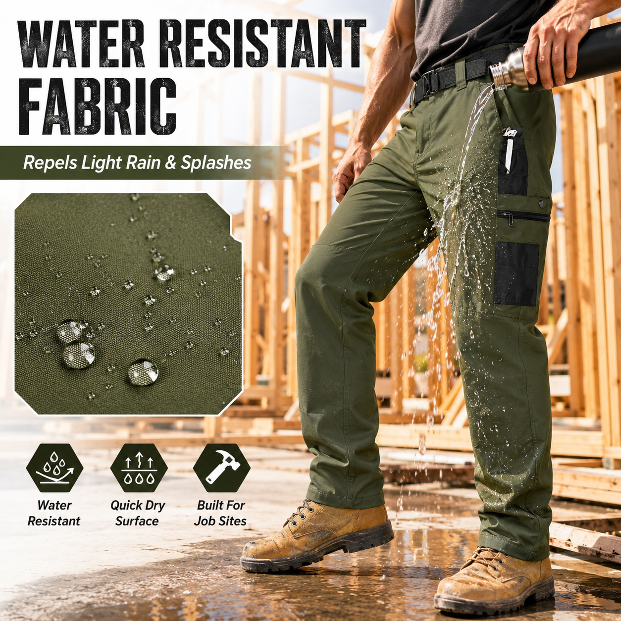 🔥 85,000+ Sold | Men’s FR Tactical Work Pants – Flame-Resistant, Tougher Than Jeans 💪