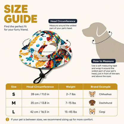 🔥🎉48K+ Sold🐶Pet cowboy fisherman hat