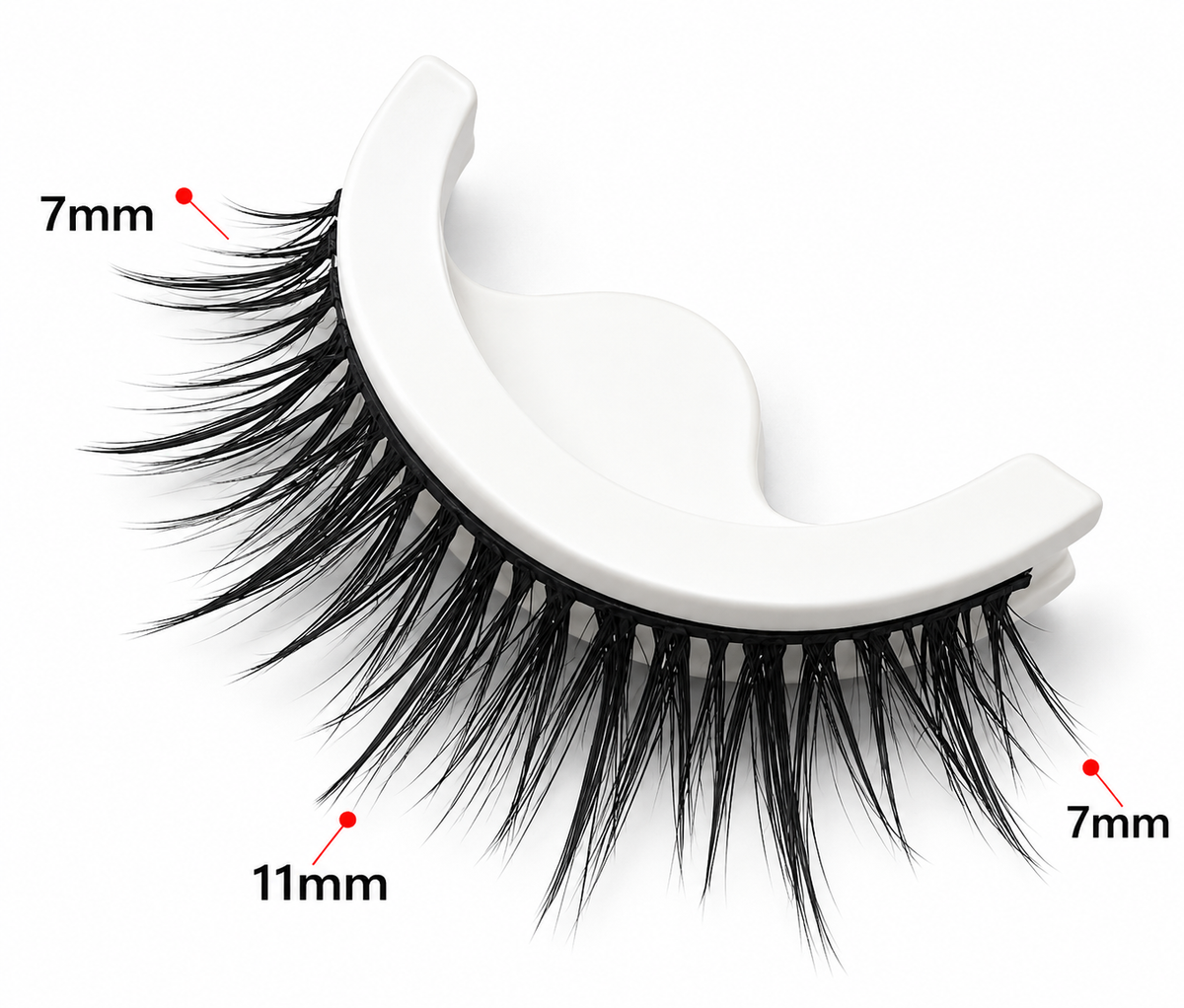 🌺Glue-Free Self-Adhesive Lashes – 3-Second, Natural & Reusable