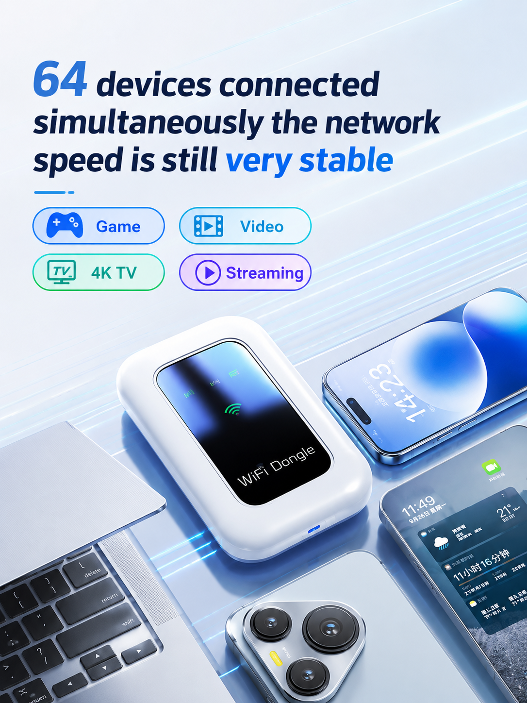 📶 All-Network Pocket WiFi – Ready in Seconds No Setup! No Hassle! Just Connect!🔥[Power on and use, free for life]