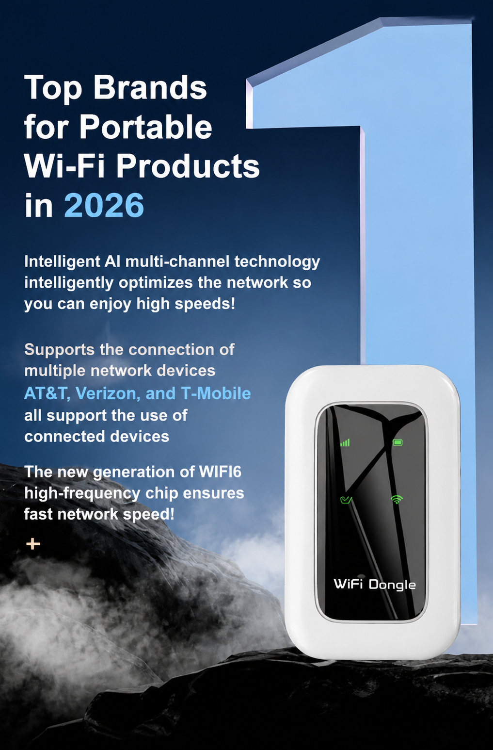 📶 All-Network Pocket WiFi – Ready in Seconds No Setup! No Hassle! Just Connect!🔥[Power on and use, free for life]