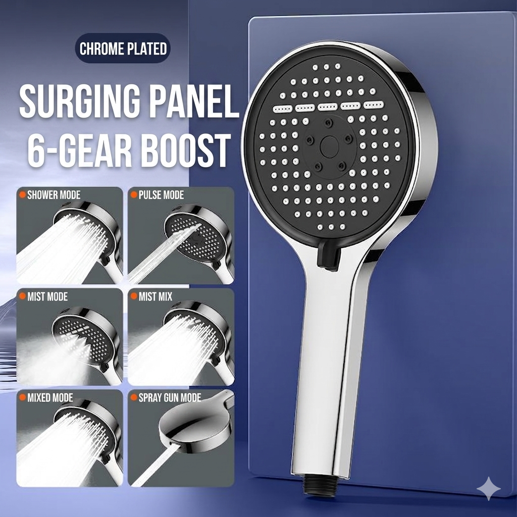 ✅ 90-Day Satisfaction Guarantee🚿High-Pressure Adjustable Rainfall Shower Head