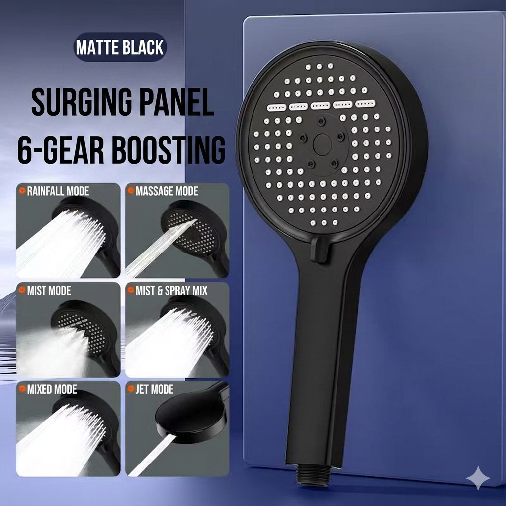 ✅ 90-Day Satisfaction Guarantee🚿High-Pressure Adjustable Rainfall Shower Head