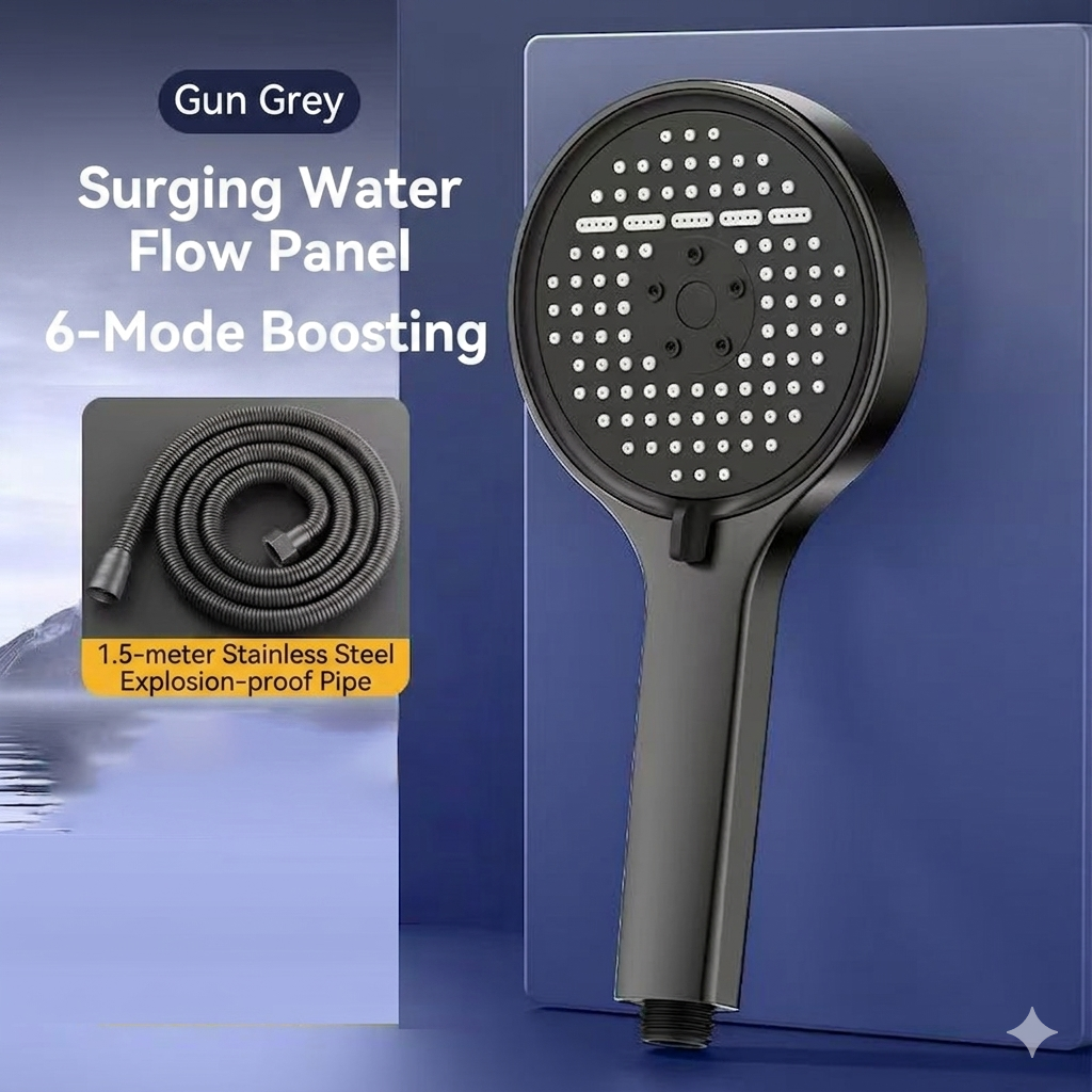 ✅ 90-Day Satisfaction Guarantee🚿High-Pressure Adjustable Rainfall Shower Head