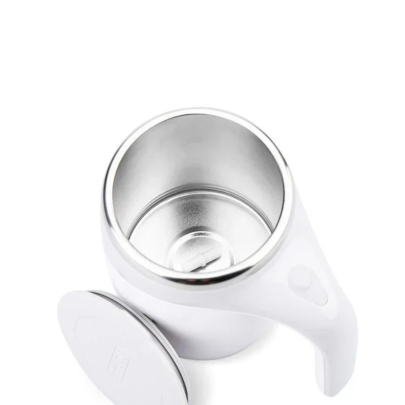 Automatic Mixing Cup Electric Rotating Coffee Cup Stainless Steel Mug Milk Shake Rotating Magnetic Mug Water Cups