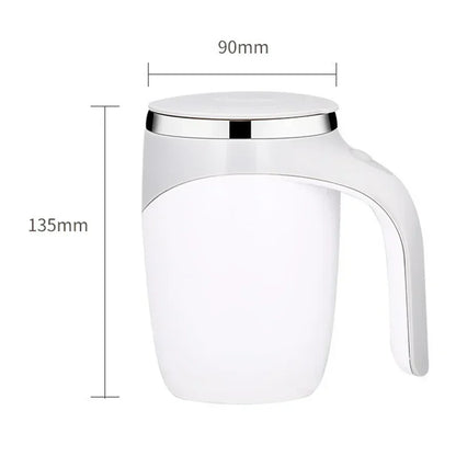 Automatic Mixing Cup Electric Rotating Coffee Cup Stainless Steel Mug Milk Shake Rotating Magnetic Mug Water Cups