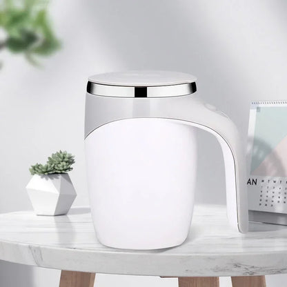 Automatic Mixing Cup Electric Rotating Coffee Cup Stainless Steel Mug Milk Shake Rotating Magnetic Mug Water Cups