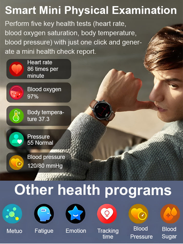 ❤️ Flagship Smartwatch for Health Protection, 24/7 Health Data Center