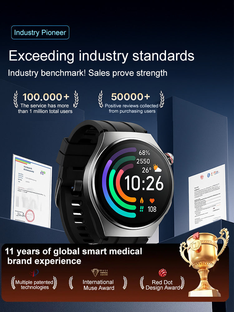 ❤️ Flagship Smartwatch for Health Protection, 24/7 Health Data Center