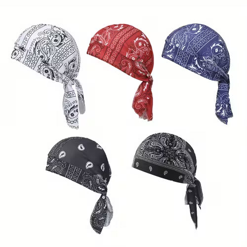 🔥Hot Sale 5 PCS⚡️Paisley Cooling Headscarf Cap