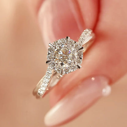 💍 SPARKLES LIKE A DREAM✨ LUXURY LOOK. TIMELESS BEAUTY💕Moissanite from the Stars Ring