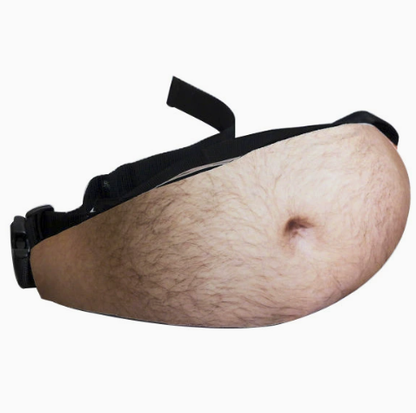 🔥 35% OFF Funny Beer Belly Waist Bag 😂 3D Belly Fanny Pack For Travel & Parties
